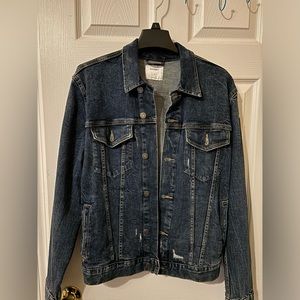 Men’s Old Navy - Distressed Denim Jacket Size M